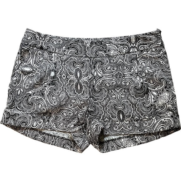 Express Pants - Express Paisley Shorties Shorts  - Size 4